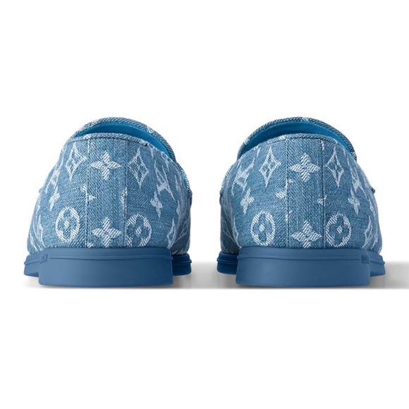 NEW Louis Vuitton Men’s Denim Estate Loafer - US 9 - Picture 4 of 7